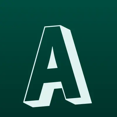 Акустика, компания по продаже слуховых аппаратов и медтехники, лого-визитка