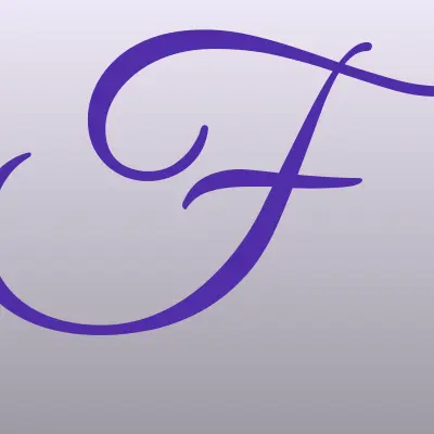 Fleur38, служба доставки цветов, лого-визитка